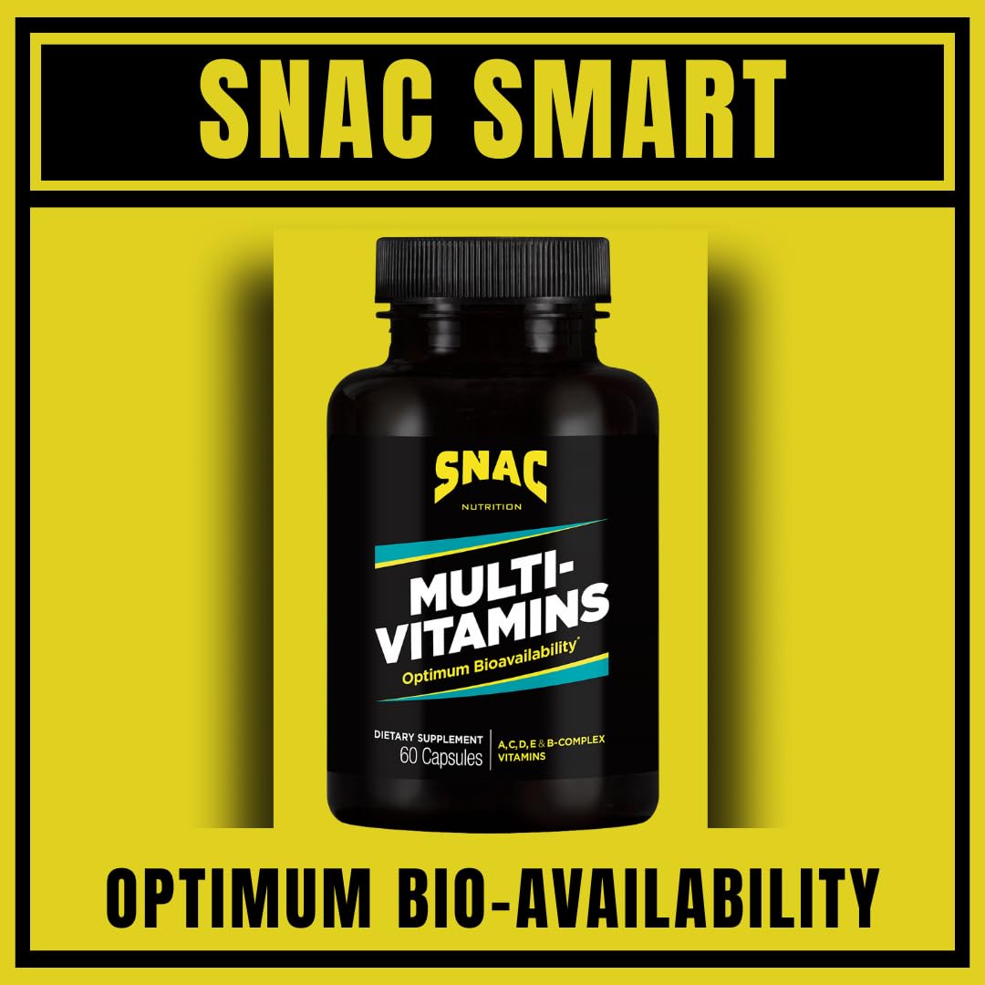 SNAC Multivitamines 60 Capsules avec étiquette détaillée