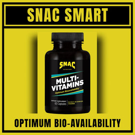 SNAC Multivitamines 60 Capsules avec étiquette détaillée
