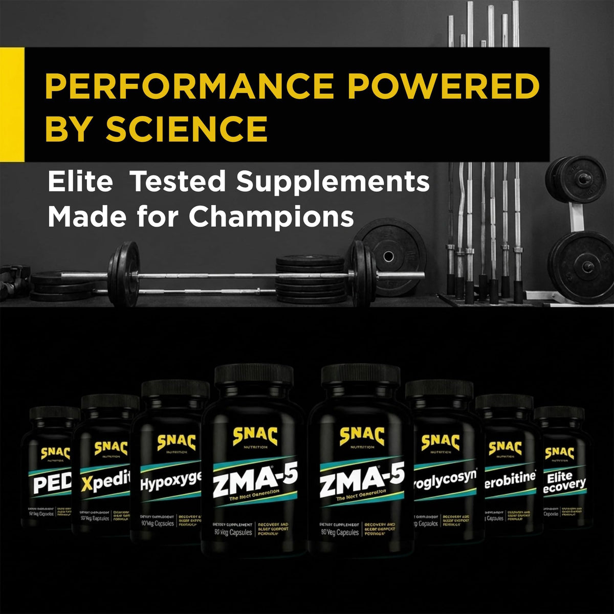 SNAC ZMA-5 Complément Minéral 180 Capsules - Avec d'autres compléments alimentaires