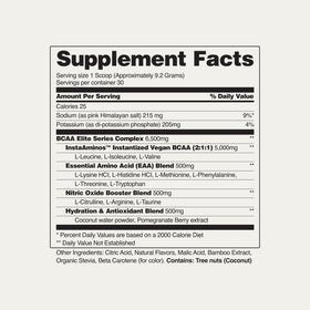 Snap Supplements BCAA Poudre 340g et un shaker de sport