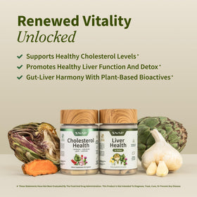 Snap Supplements Complément Alimentaire Artichaut et Cholestérol 60 Capsules en milieu naturel