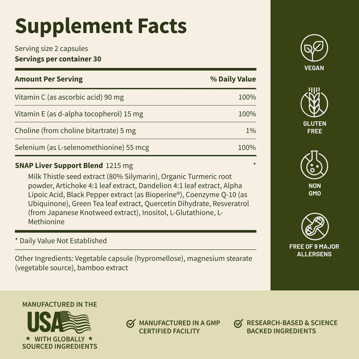 Snap Supplements Complément Alimentaire Artichaut et Cholestérol 60 Capsules à côté d'un repas