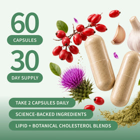 Snap Supplements Complément Alimentaire Cholestérol avec dosage recommandé