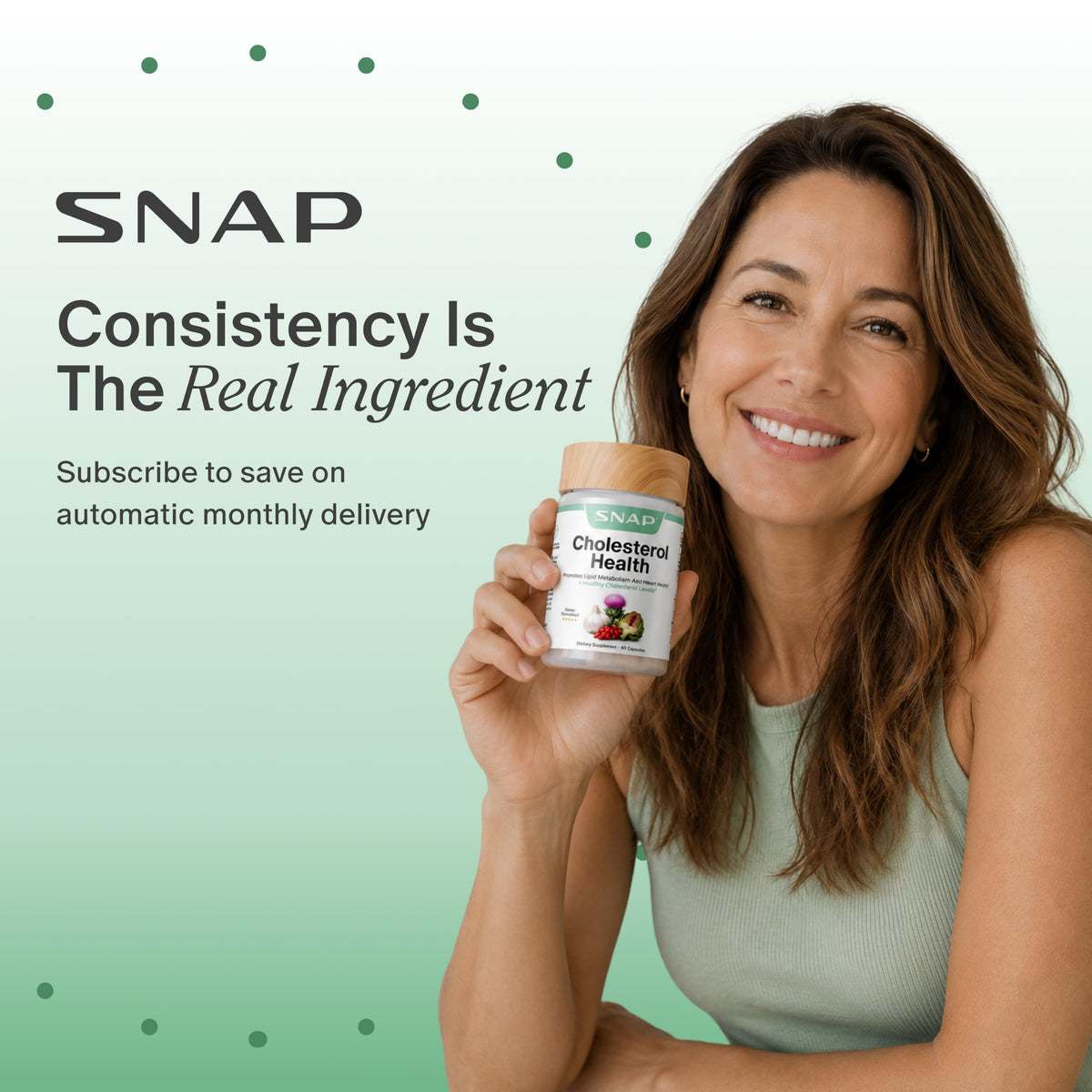 Snap Supplements Complément Alimentaire Cholestérol dans son emballage