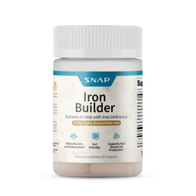 Snap Supplements Complément Alimentaire Fer 60 Capsules Végétales vue de face