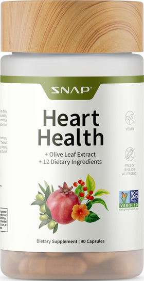 Snap Supplements Complément Alimentaire Soutien Cardiaque 90 Capsules - Vue de l'emballage