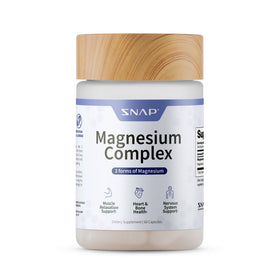 Snap Supplements Complexe de Magnésium Triples 60 Capsules vue de face