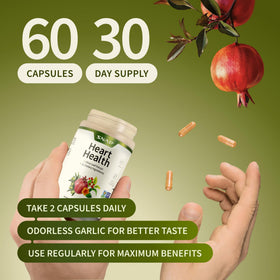 Snap Supplements - Flacon de 90 capsules de soutien cardiaque
