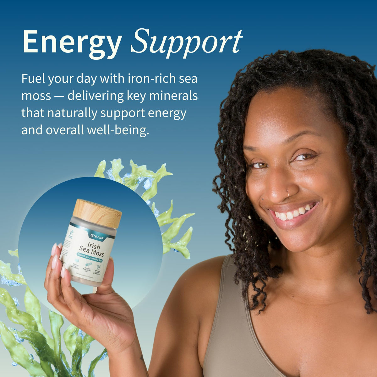 Snap Supplements Irish Sea Moss - emballage