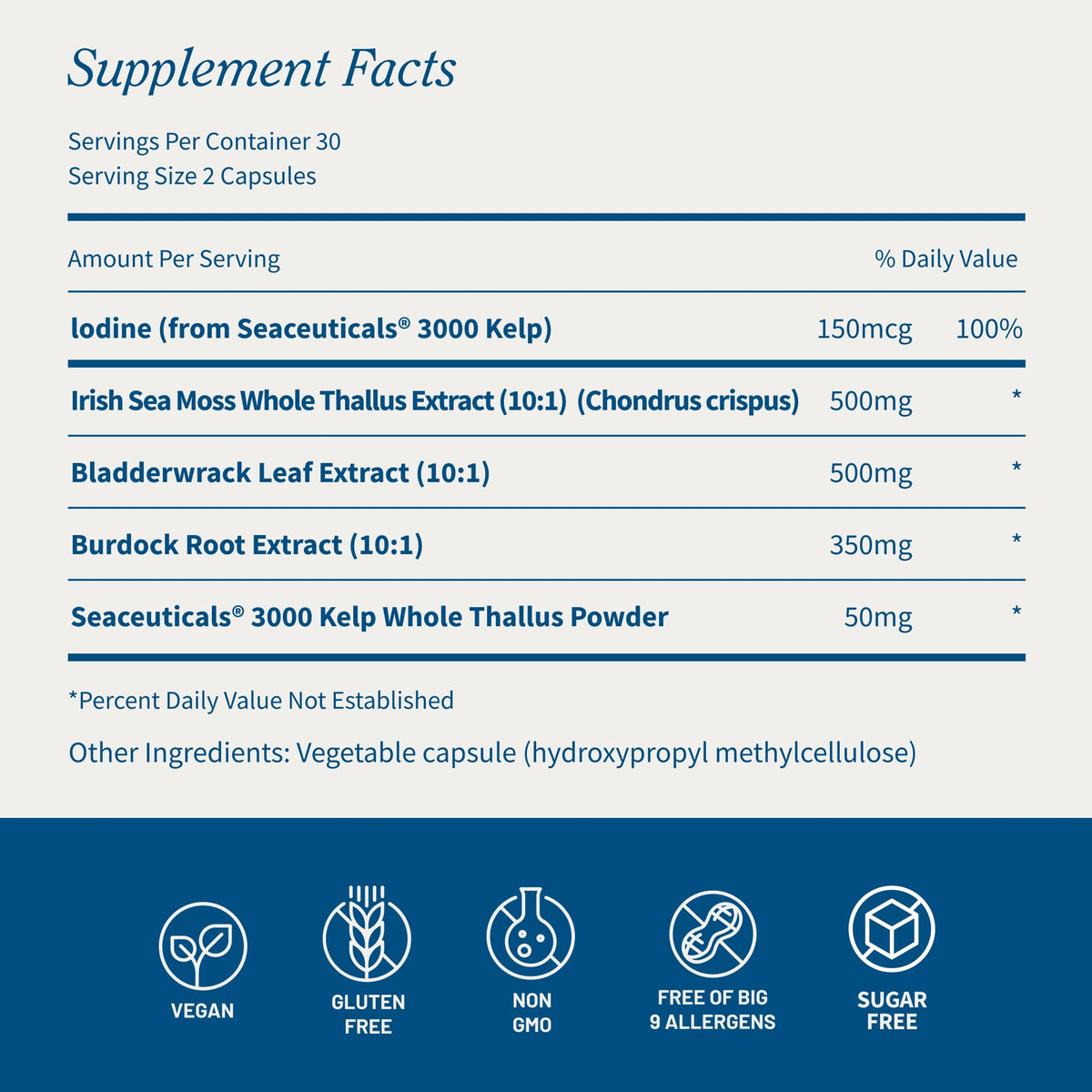 Snap Supplements Irish Sea Moss - mises en situation