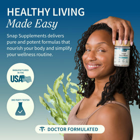 Snap Supplements Irish Sea Moss - prise de capsules
