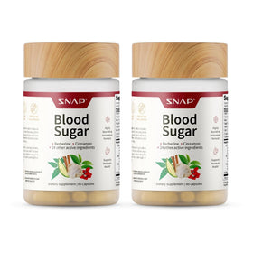 Snap Supplements Mélange de Sucre Sanguin 60 Capsules vue de face