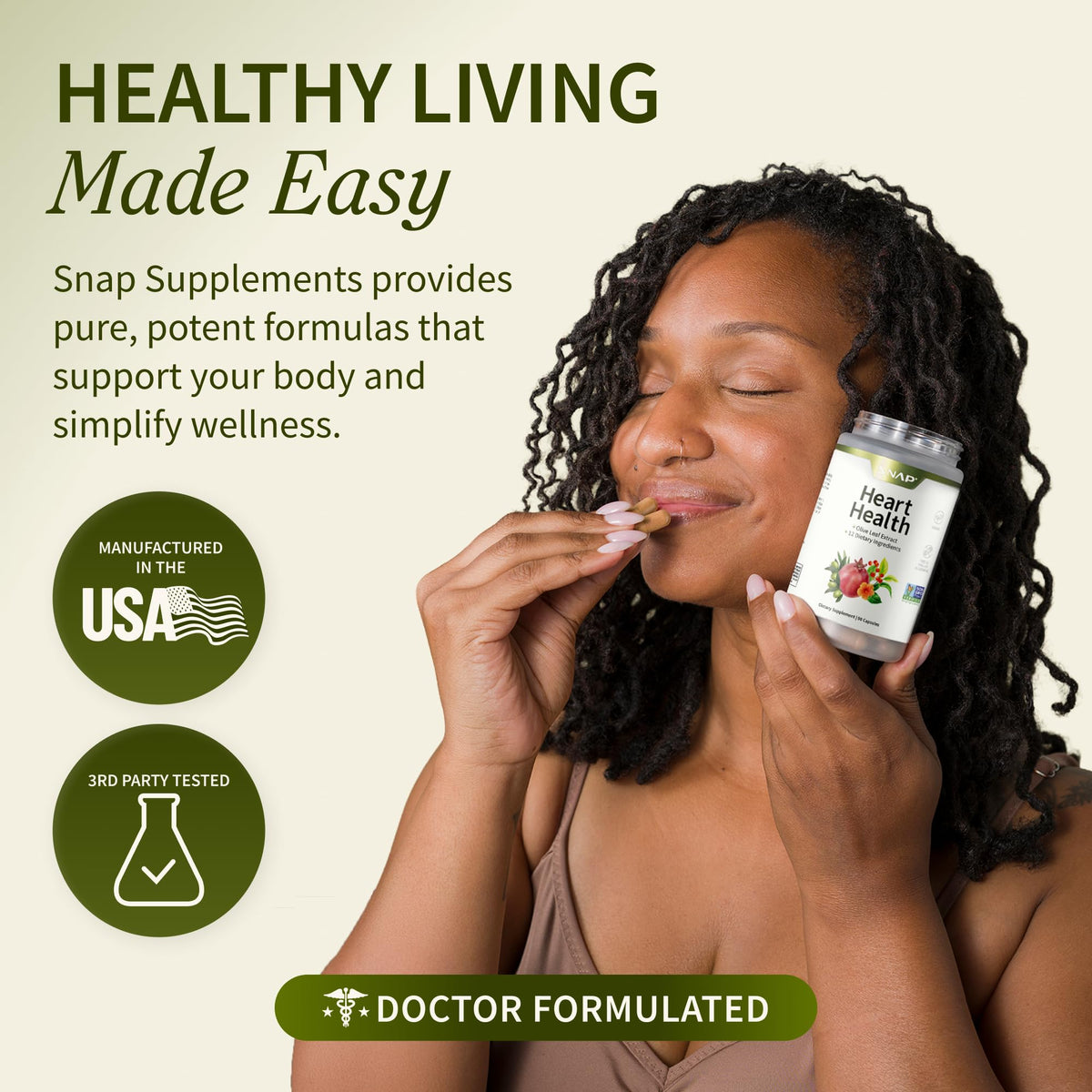Snap Supplements - Nature et santé avec ingrédients de qualité