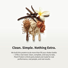 Snap Supplements Poudre de Protéine Végétale Vanille en portion