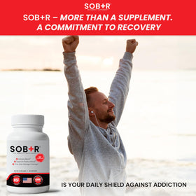 SOB+R Complément Alimentaire 30 Capsules ouvert avec capsules