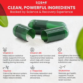 SOB+R Complément Alimentaire 30 Capsules sur fond neutre