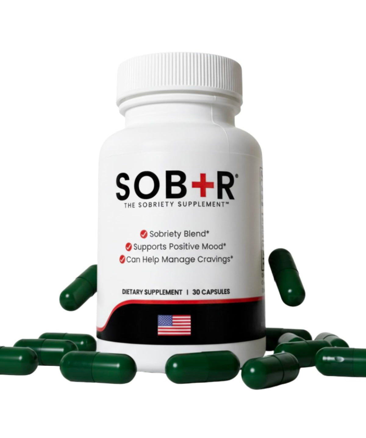 SOB+R Complément Alimentaire 30 Capsules vue de face