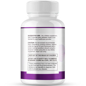 Sodatide Capsules IDEAL PERFORMANCE côté avec informations nutritionnelles
