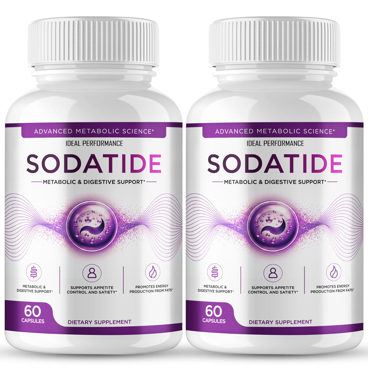 Sodatide Capsules IDEAL PERFORMANCE vue avant avec étiquette