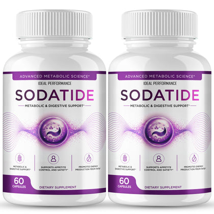 Sodatide Capsules IDEAL PERFORMANCE vue avant avec étiquette