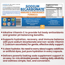 Sodium Bicarbonate+ de Kidney Restore sur un fond neutre