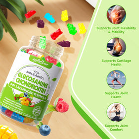 softbear Gélifiés Glucosamine Chondroïtine 60 Gummies avec fruits