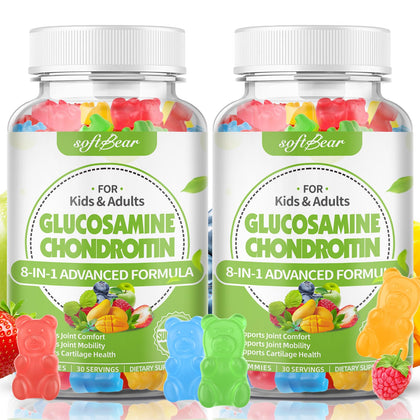 softbear Gummies Glucosamine Chondroitin 120 gummies front view