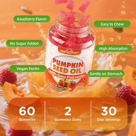 softbear Gummies Huile de Pépin de Courge, vue de dessus