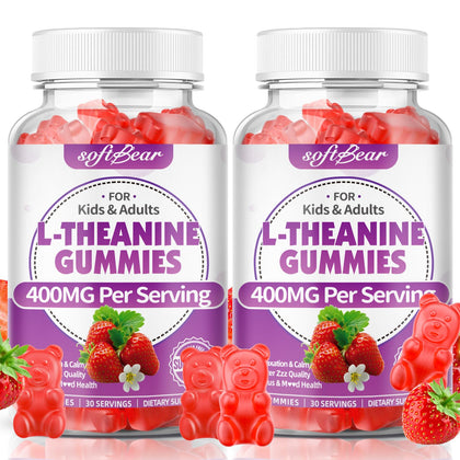 softbear Gummies L-Théanine 400mg packaging front view
