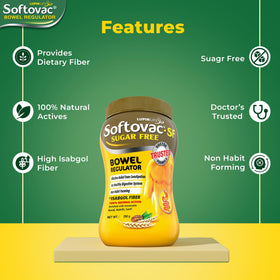 Softovac-SF Régulateur Intestinal 250g - poudre dans un verre
