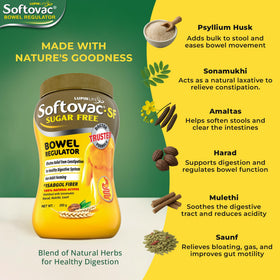 Softovac-SF Régulateur Intestinal 250g - utilisation dans un smoothie