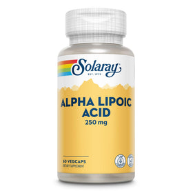 SOLARAY Acide Alpha Lipoïque 250 mg 60 VegCaps avec gélules