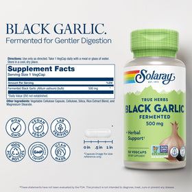 SOLARAY Ail Noir 500 mg capsule végétale