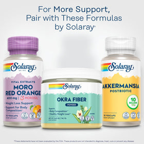 SOLARAY Akkermansia Postbiotic 30 VegCaps sur un fond naturel