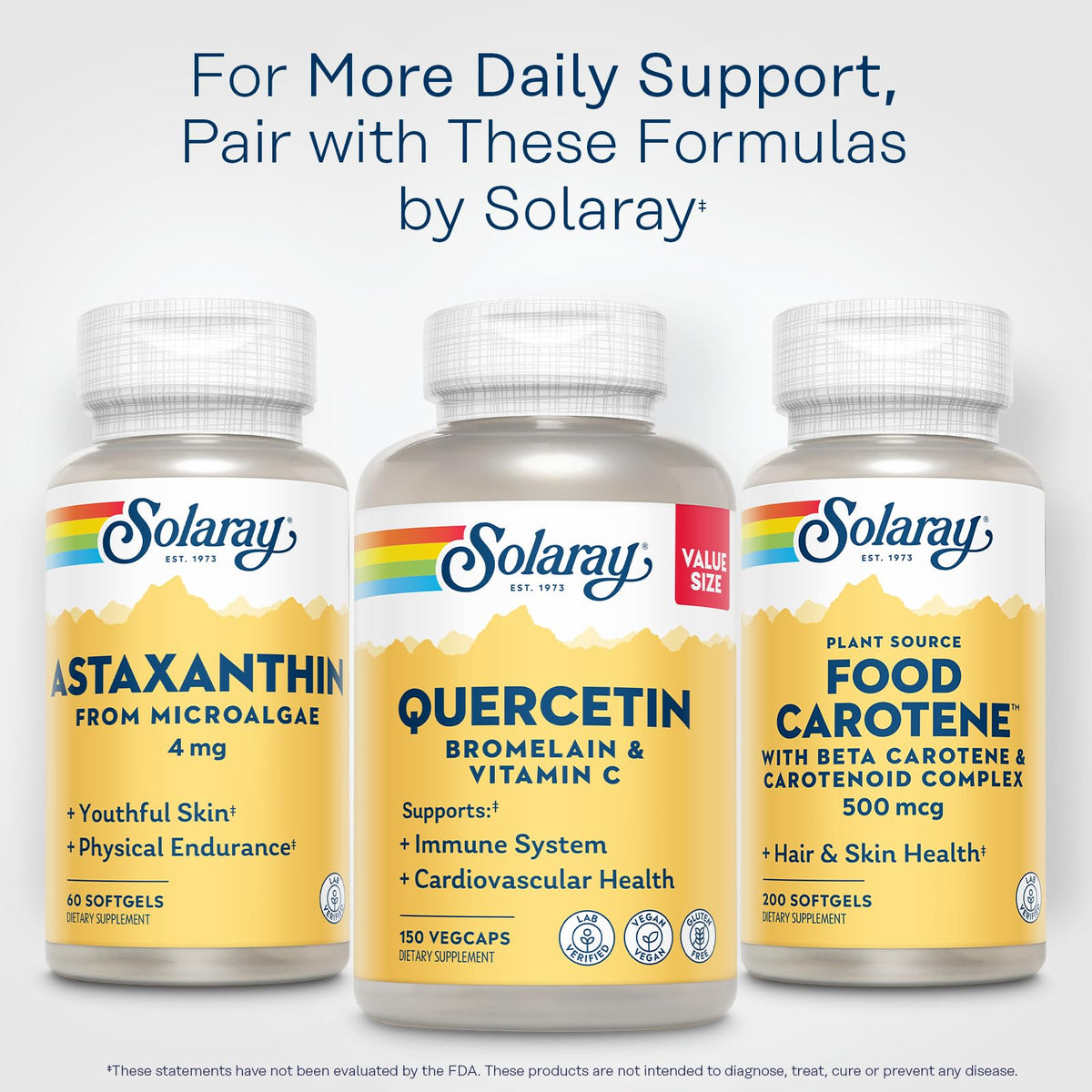 SOLARAY Astaxanthin 4mg gélules dans un environnement naturel