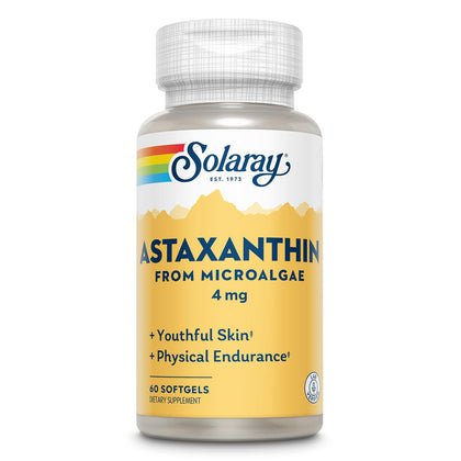 SOLARAY Astaxanthin 4mg gélules en flacon