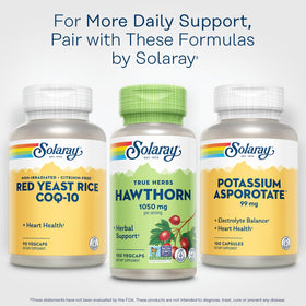 SOLARAY Baies de Aubépine 1050 mg flacon recyclé
