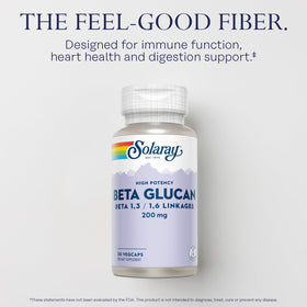 SOLARAY Beta Glucan 30 VegCaps capsules individuelles