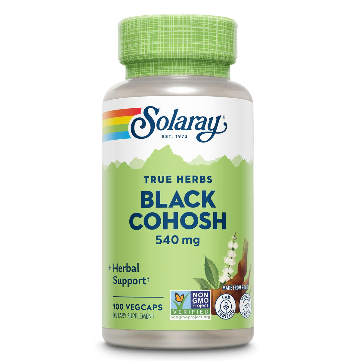 SOLARAY Black Cohosh 540 mg bouteille vue avant