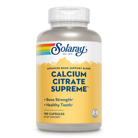 SOLARAY Calcium Citrate 800mg 180 VegCaps vue avant