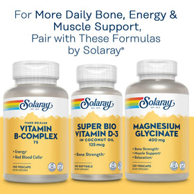 SOLARAY Calcium Magnésium Citrate 2:1 en situation de prise