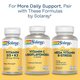SOLARAY Calcium Magnésium Citrate emballage respectueux de l'environnement