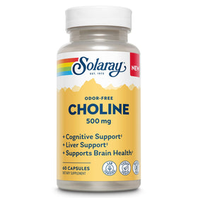 SOLARAY Choline 500 mg bouteille vue de face
