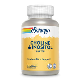 SOLARAY Choline & Inositol 250 mg, vue avant de l'emballage