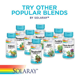 SOLARAY Circulation Blend SP-11B capsules avec verre d'eau