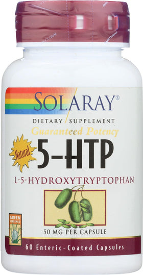 SOLARAY Complément 5-HTP 50 mg 60 capsules végétales avec emballage