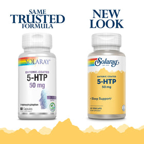 SOLARAY Complément 5-HTP 50 mg 60 capsules végétales vue latérale