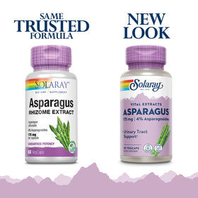 SOLARAY Complément Alimentaire Asperge 175 mg 60 Capsules Végétales vue arrière