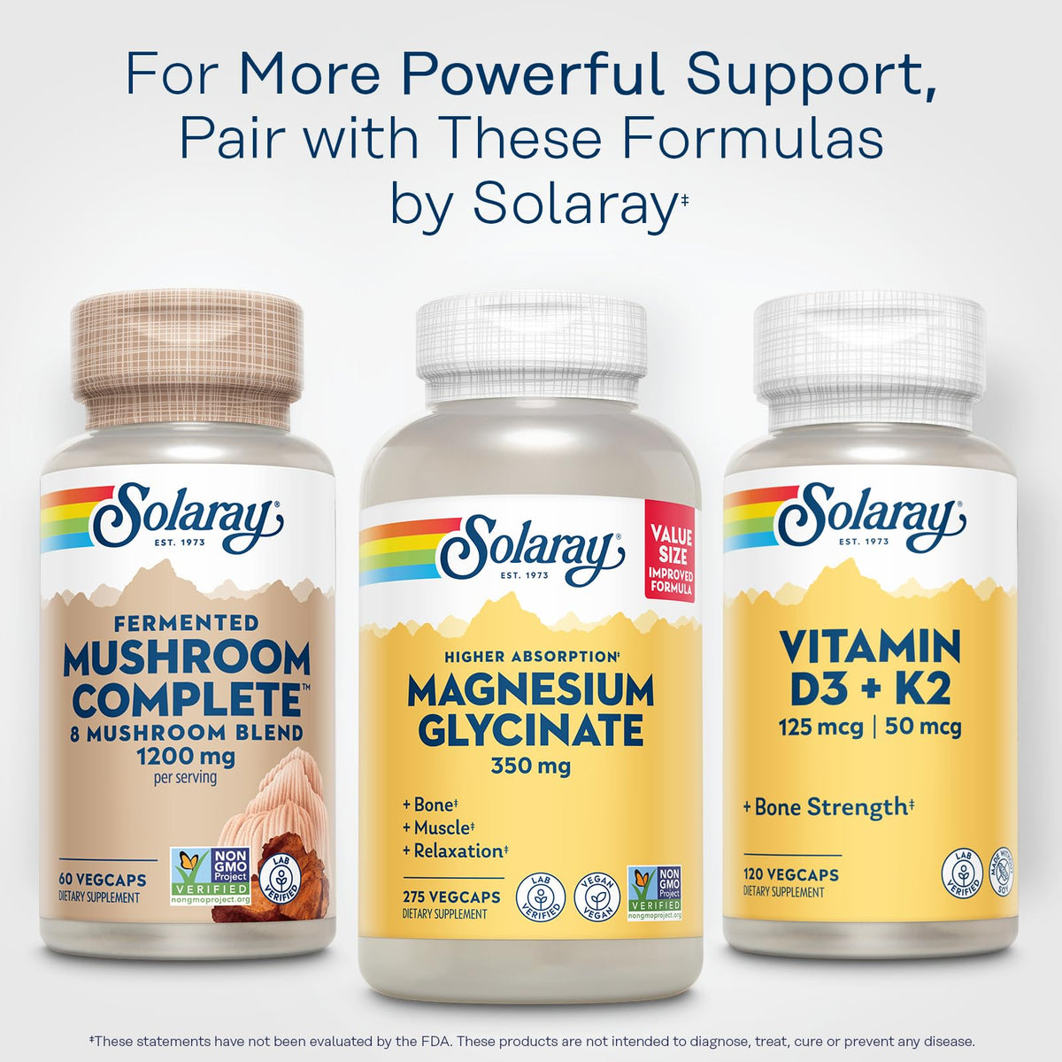 SOLARAY Complément Alimentaire avec capsules à côté