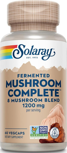 SOLARAY Complément Alimentaire Champignons Fermentés 60 VegCaps vue avant